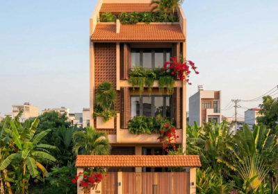 Nhà mẫu phong cách hiện đại, tối giản, sáng, thoáng và xanh.