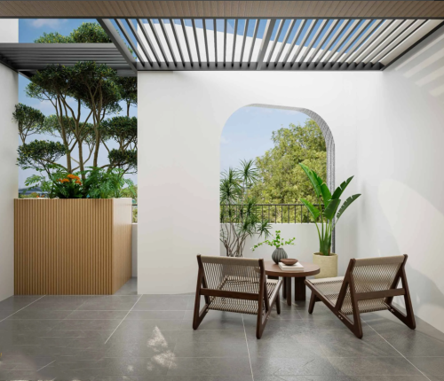 Nhà phố 3 tầng đẹp 5x18m hiện đại