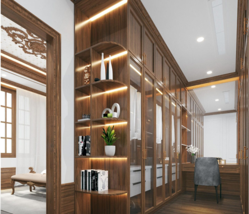 Biệt thự tân cổ điển, Biệt thự 2 tầng 1 mái