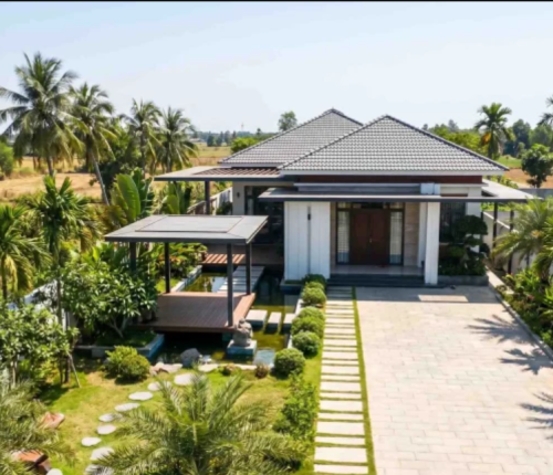 Farm Villa 1 tầng xanh thoáng, hiện đại, tối giản
