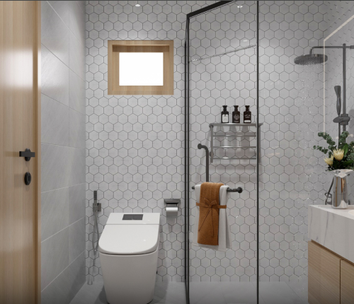 Mẫu nhà 1 tầng xinh xắn với nội thất gỗ chủ đạo mang đến sự mộc mạc và nhẹ nhàng. 