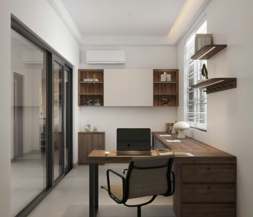 Nhà phố 2 tầng phong cách sống hiện đại, hài hòa với thiên nhiên.