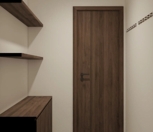 Nhà phố 2 tầng phong cách sống hiện đại, hài hòa với thiên nhiên.