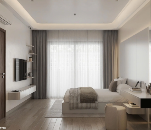 Nhà phố 2 tầng phong cách sống hiện đại, hài hòa với thiên nhiên.