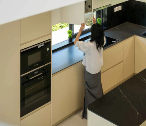 Thi công Nhà phố 2 tầng xanh thoáng