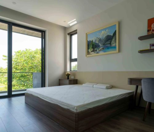 Thi công Nhà phố 2 tầng xanh thoáng