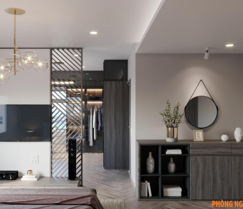 Thi công nội thất Căn hộ chung cư 2 tầng sang trọng