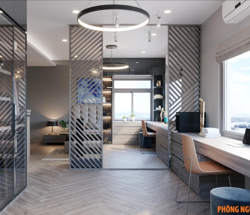 Thi công nội thất Căn hộ chung cư 2 tầng sang trọng