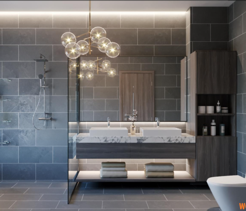 Thi công nội thất Căn hộ chung cư 2 tầng sang trọng