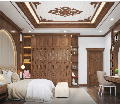 Biệt thự tân cổ điển, Biệt thự 2 tầng 1 mái