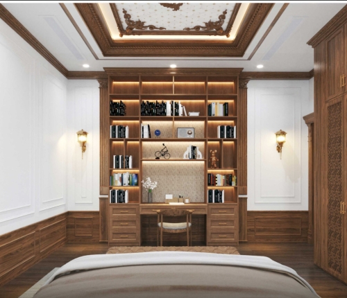 Biệt thự tân cổ điển, Biệt thự 2 tầng 1 mái